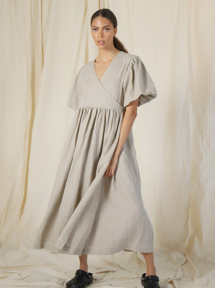 Nice Martin - Kayo Wrap Dress - Natural ...